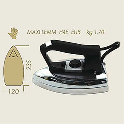 Fier de calcat electric cu aburi MAXI LEMM H4E EUR, 1.70 kg