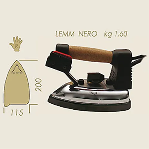 Fier de calcat electric cu aburi LEMM NERO, 1.60 kg