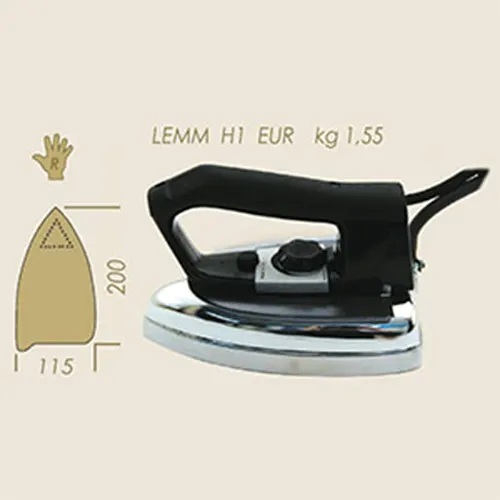 Fier de calcat electric cu aburi LEMM H1 EUR, 1.55 kg