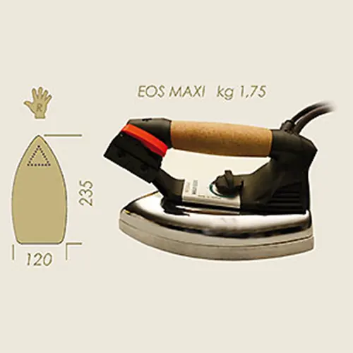 Fier de calcat electric cu aburi EOS MAXI, 1.75 kg