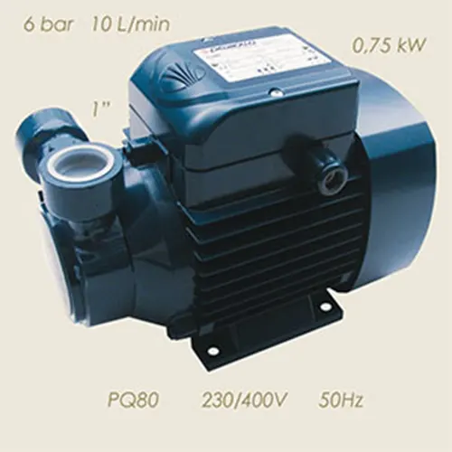 Pompa 6 bari, putere 0.75 Kw, racord 1", debit 10 L/min, PEDROLLO PQ80